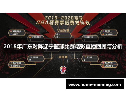 2018年广东对阵辽宁篮球比赛精彩直播回顾与分析
